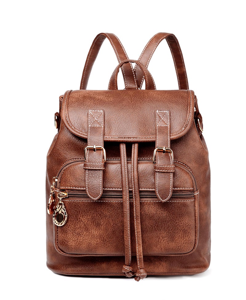 Dora & Liz Mini Backpack Purse for Women Leather Fashion Cute Small Backpacks Lightweight Travel Ladies Shoulder Bags - Image 1